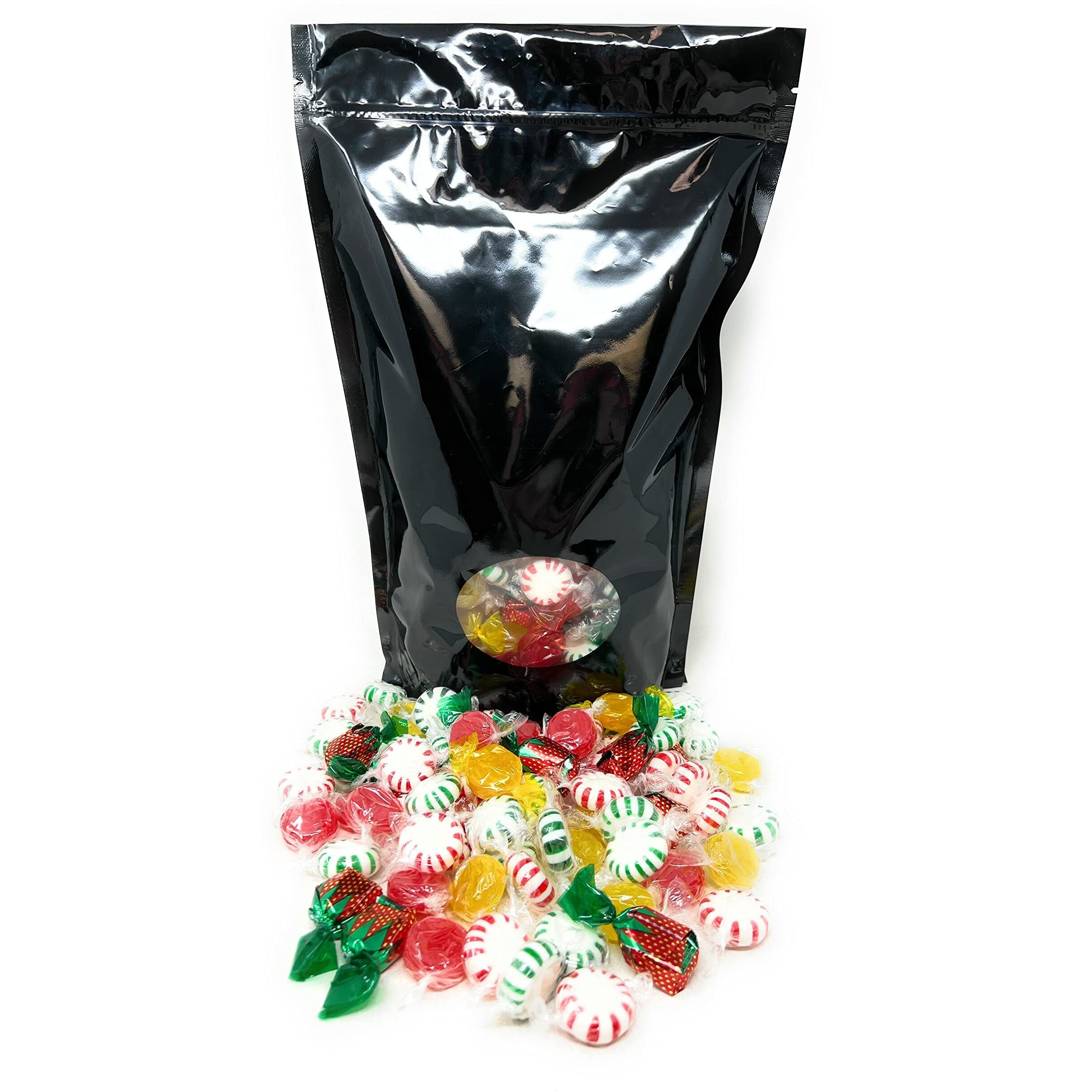 American Favorites Candy Party Mix Individually Wrapped Hard Candies Bulk Assortment 7 Flavors Variety Pack Resealable Bag 1 Lb 70+Pcs (16 Oz)