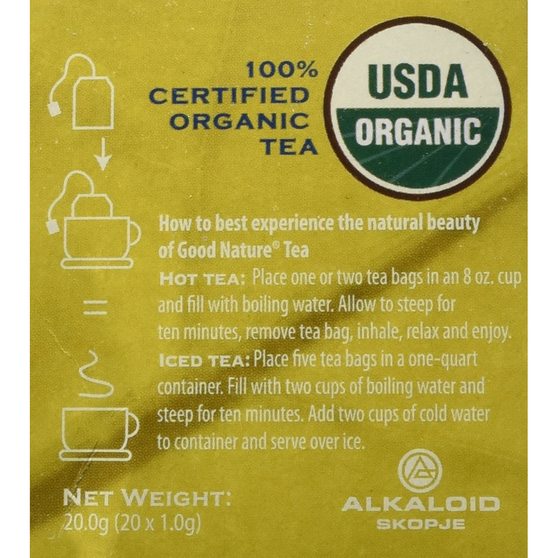 Good Nature Organic Chamomile Tea, 0.71 Ounce