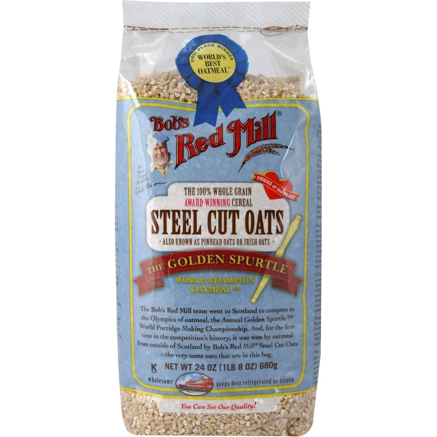 Bob's Red Mill, Oats, Steel Cut, 24 Oz