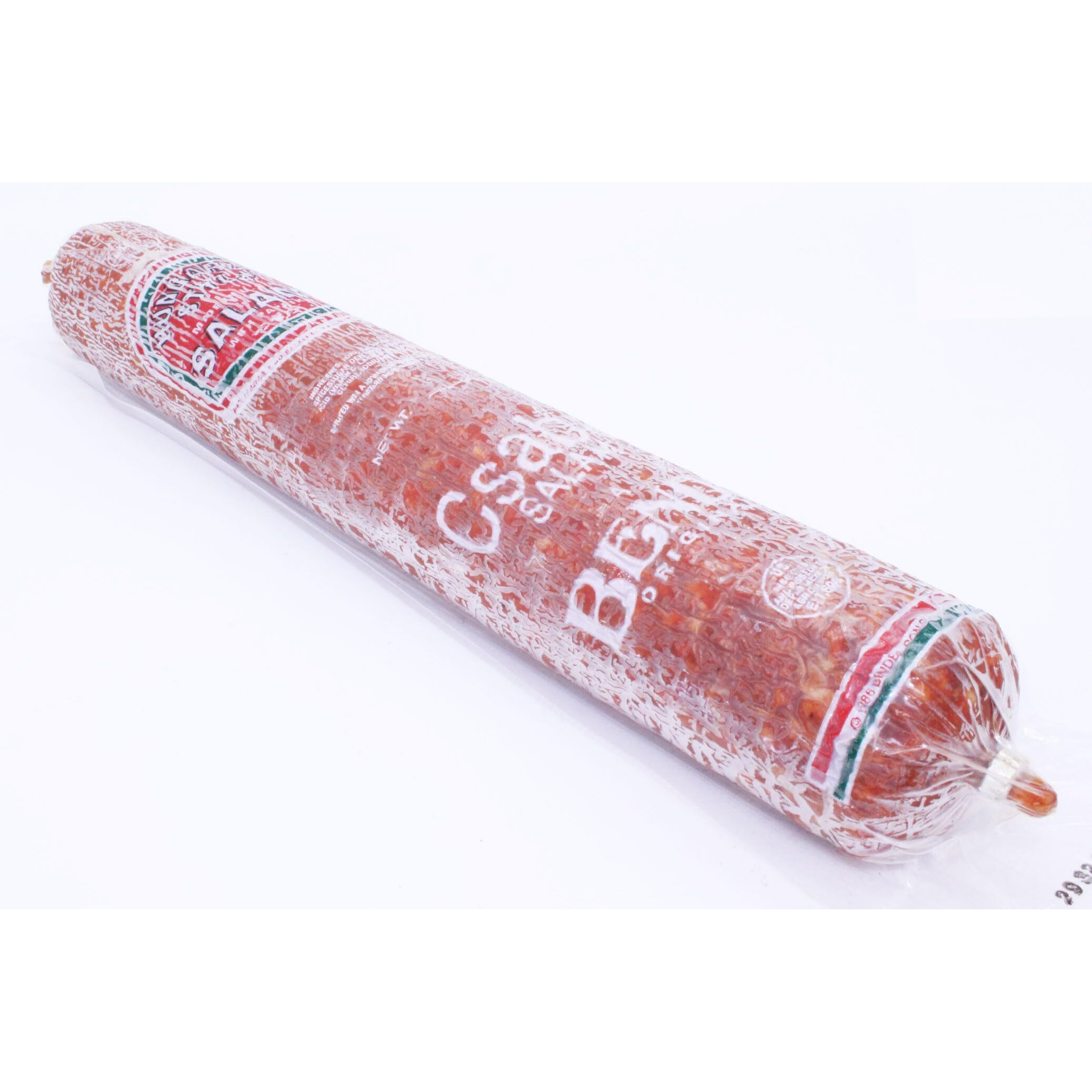 Bende Dry Salami Csabai With Paprika 2 Lb (2 Pack) - Authentic Hungarian Sausage, Perfect Cured Meat For Charcuterie Boards, Sandwiches, Delicious Deli Salami