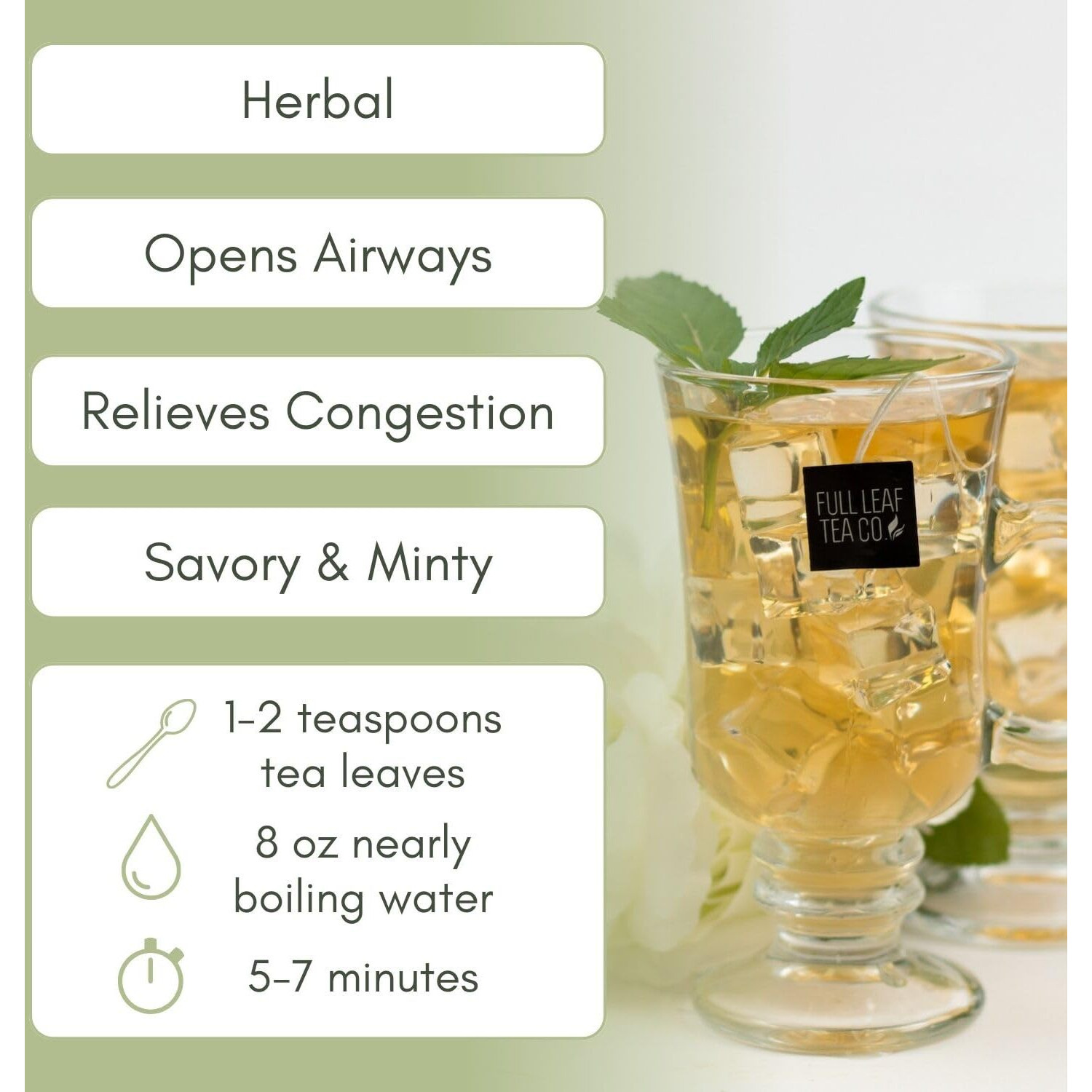 Organic Allergy Relief Loose Leaf Tea - 2Oz Bag (Approx. 30 Servings) | Full Leaf Tea Co.