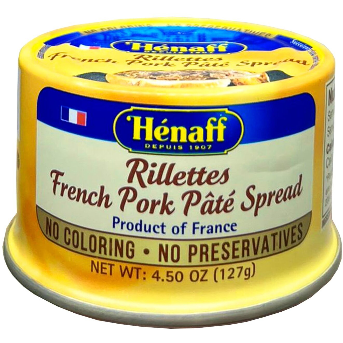 From France Henaff French Pork Pate Spread 127 Gr Pack Of 3