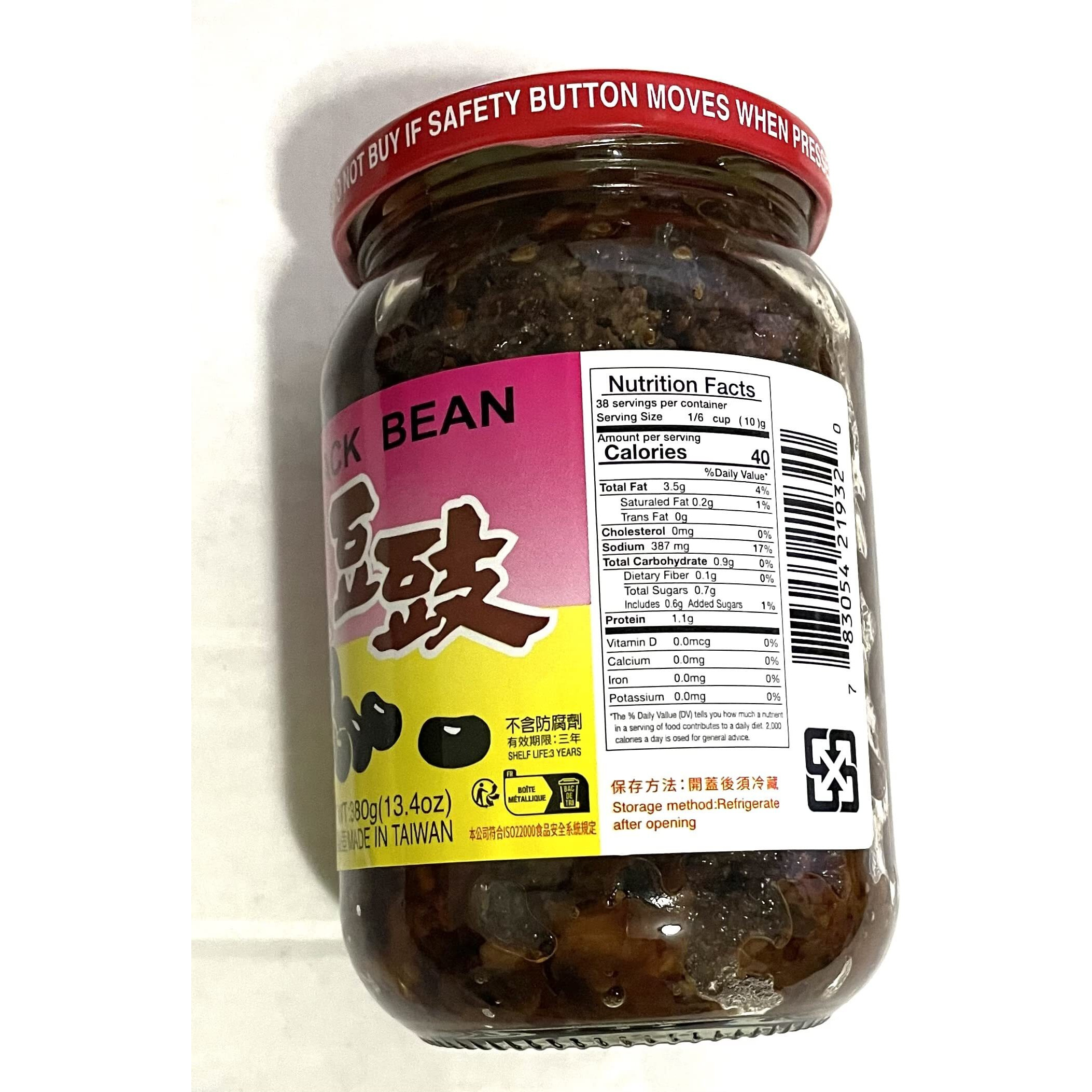 Master Douchi Femented Black Bean Sauce For Asian Cooking 13.4Oz / 380G (1 Pack)