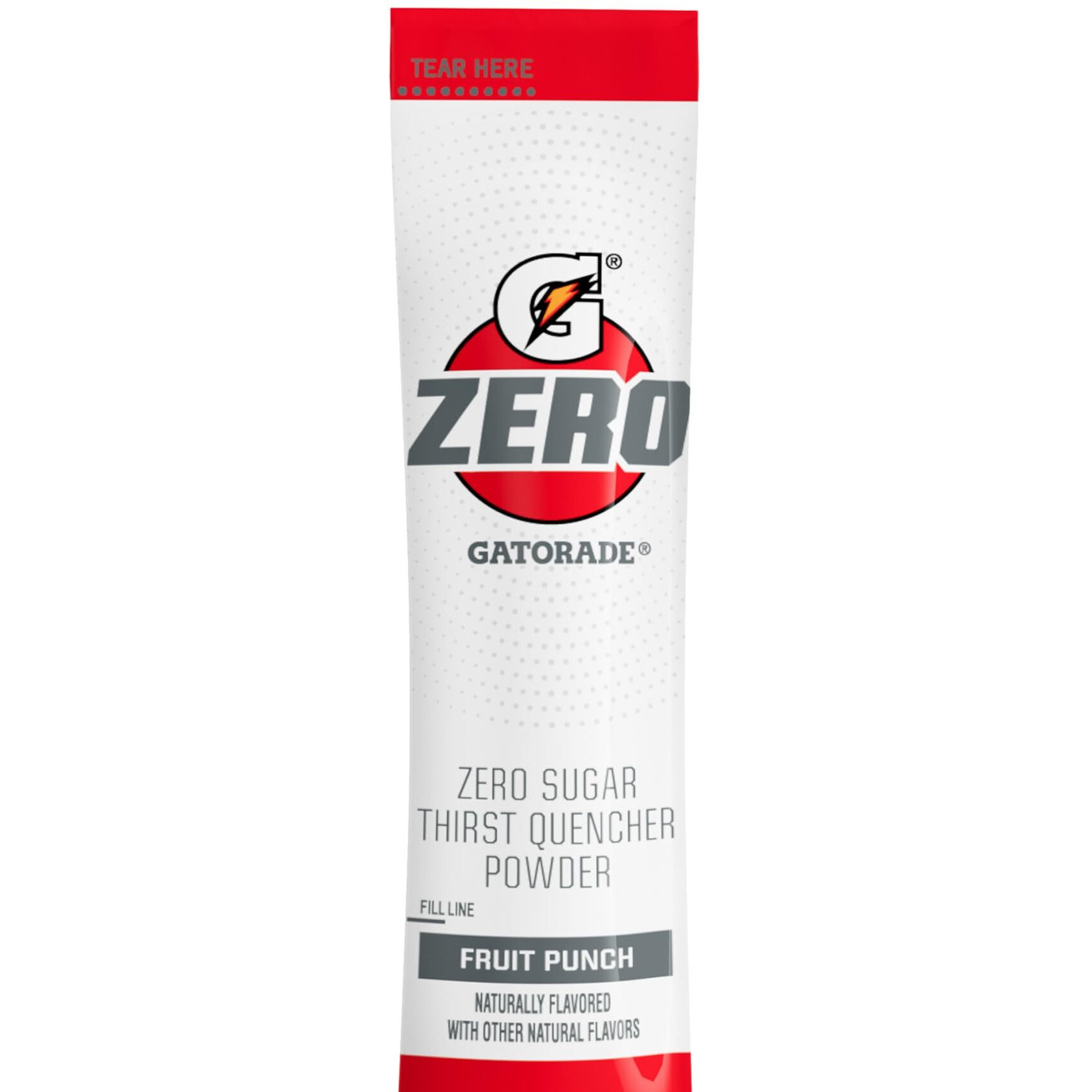 G Zero Thirst Quencher Powder Packets, 0.10 Oz Individual Packets (40 Count) (Fruit Punch)