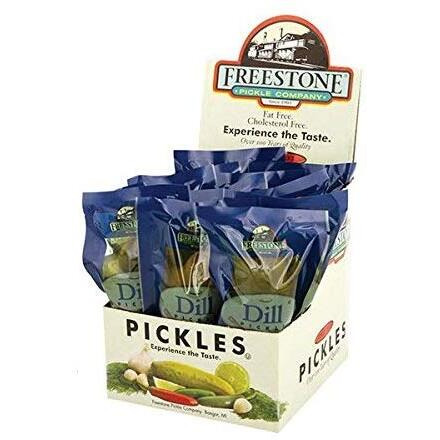 Freestone Pickle Company Jumbo Dill Individually Wrapped Pickles (Count Of 12)
