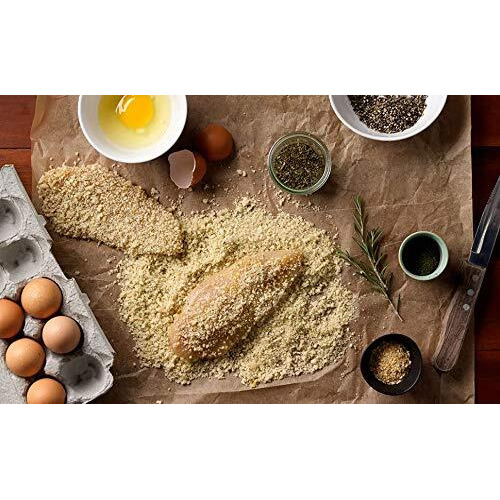 Bread Crumbs (12Oz) - Golden Crisp Wheat Bread Crumbs - Bread Crumbs For Coating & Stuffing - Coat Burger, Schnitzel, Vegetables, Meatballs - Resealable Packaging