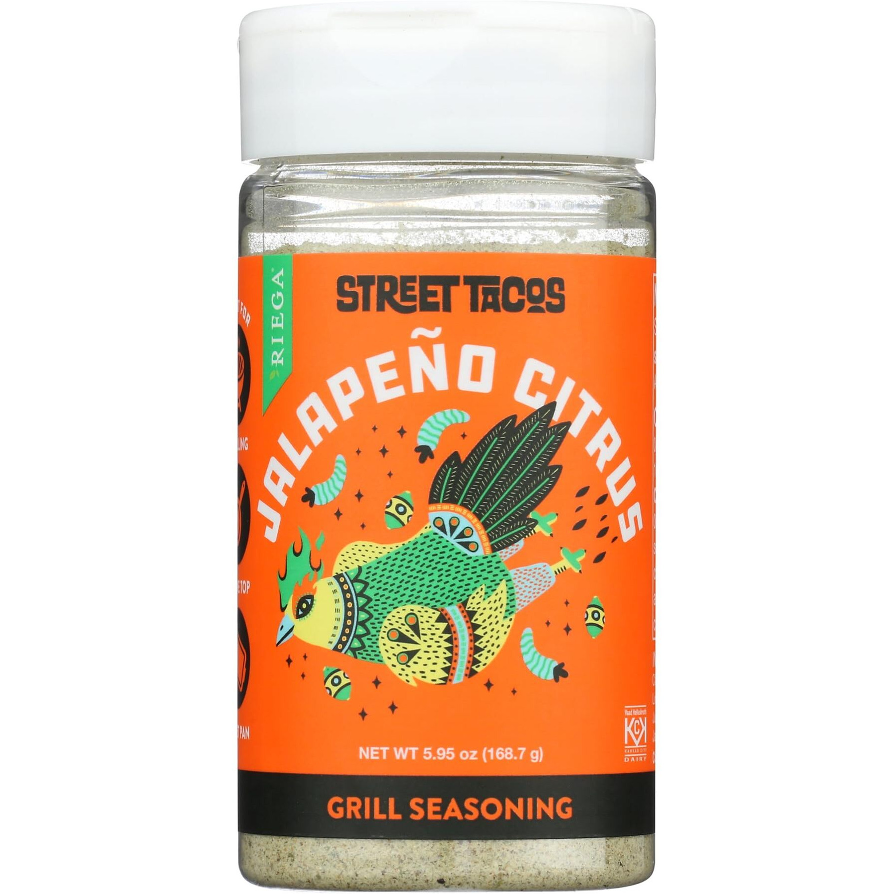 Riega Street Taco Grill Seasoning, Jalapeno Citrus Chicken, 5.95 Oz (Pack Of 1)