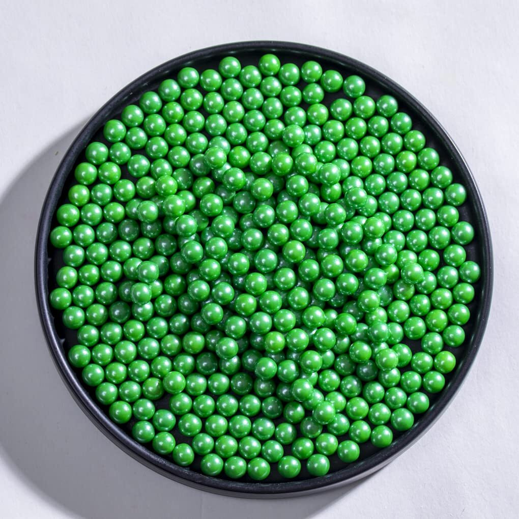 Dark Green Sprinkles Edible Pearls,Cake Sprinkles 130G 4.6Oz,Cookie Sprinkles,Sugar Pearl, Edible Candy Pearls For Cake Cupcake Decorationg (7Mm-Darkgreen)