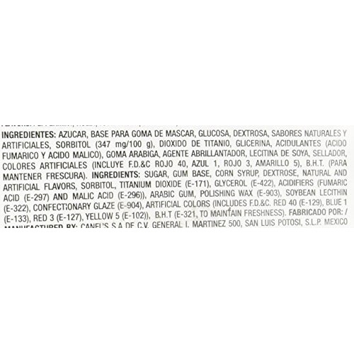 Canel's The Original Chewing Gum 6 Flavors Assortment 300 Count Tub Net Wt 3 Lbs 4.91 Oz