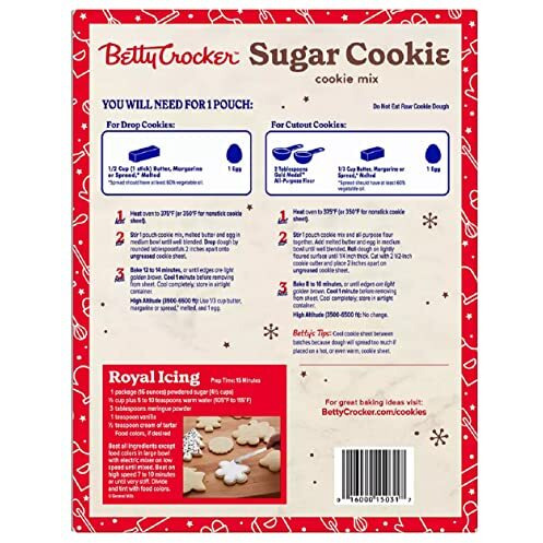 Betty Crocker Sugar Cookie Mix, 17.5 Oz - 5 Count (Pack Of 1)