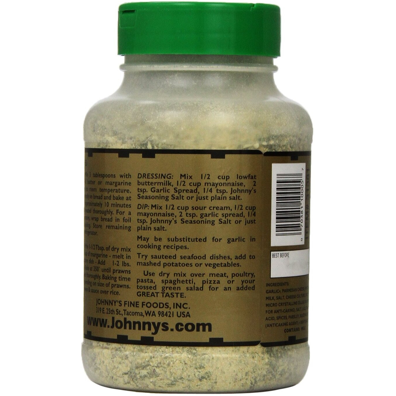 Johnny's Garlic Spread And Seasoning, 18 Oz