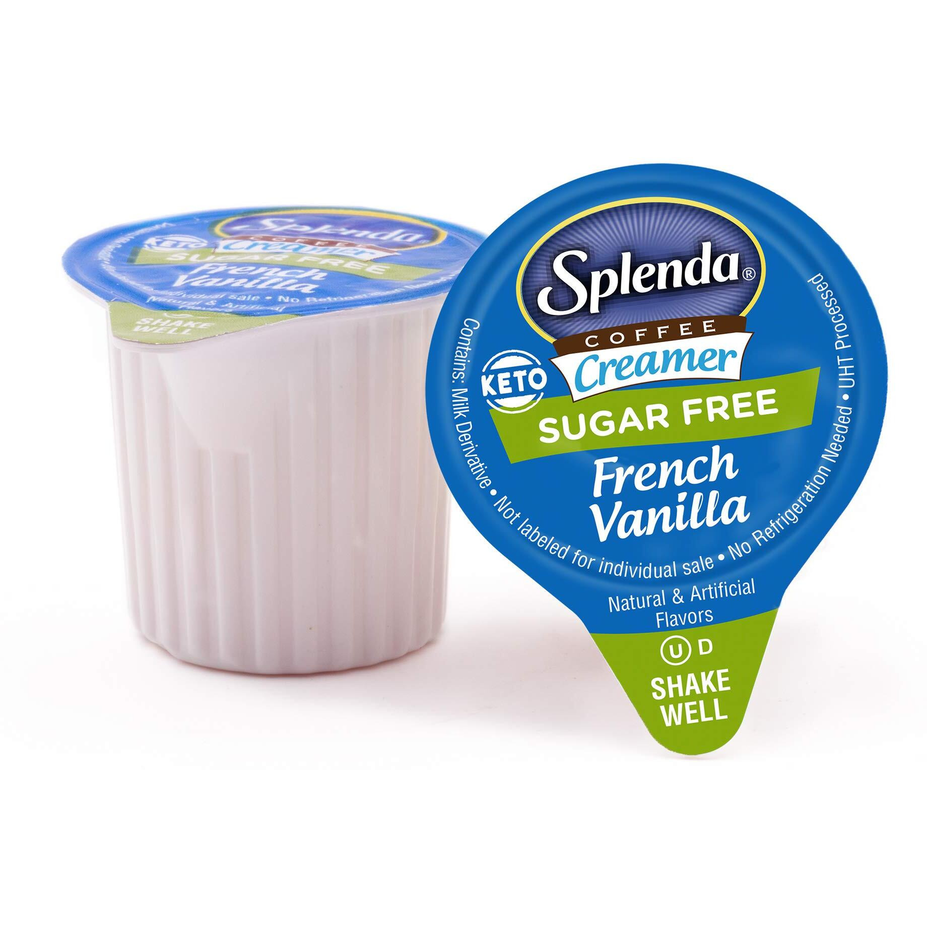 Splenda Single Serve Coffee Creamer Cups, Sugar Free French Vanilla, 180 Count