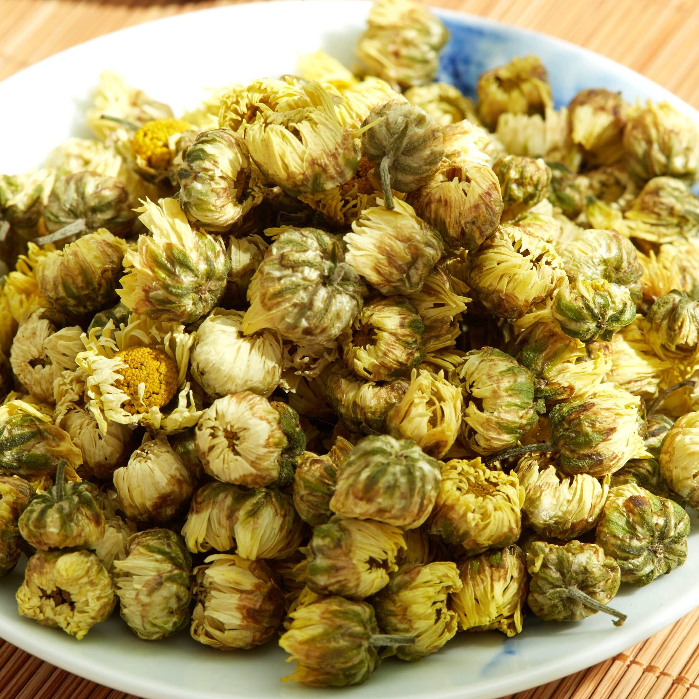 Chawuwarmsun [A] Chrysanthemum Tea,3.5Oz/100G,Hangzhou Tai Ju,White Chrysanthemum Bud,Chinese Flower Tea