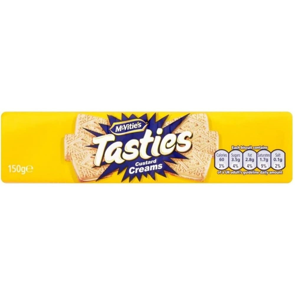 Mcvities Tasties Custard Creams 150G