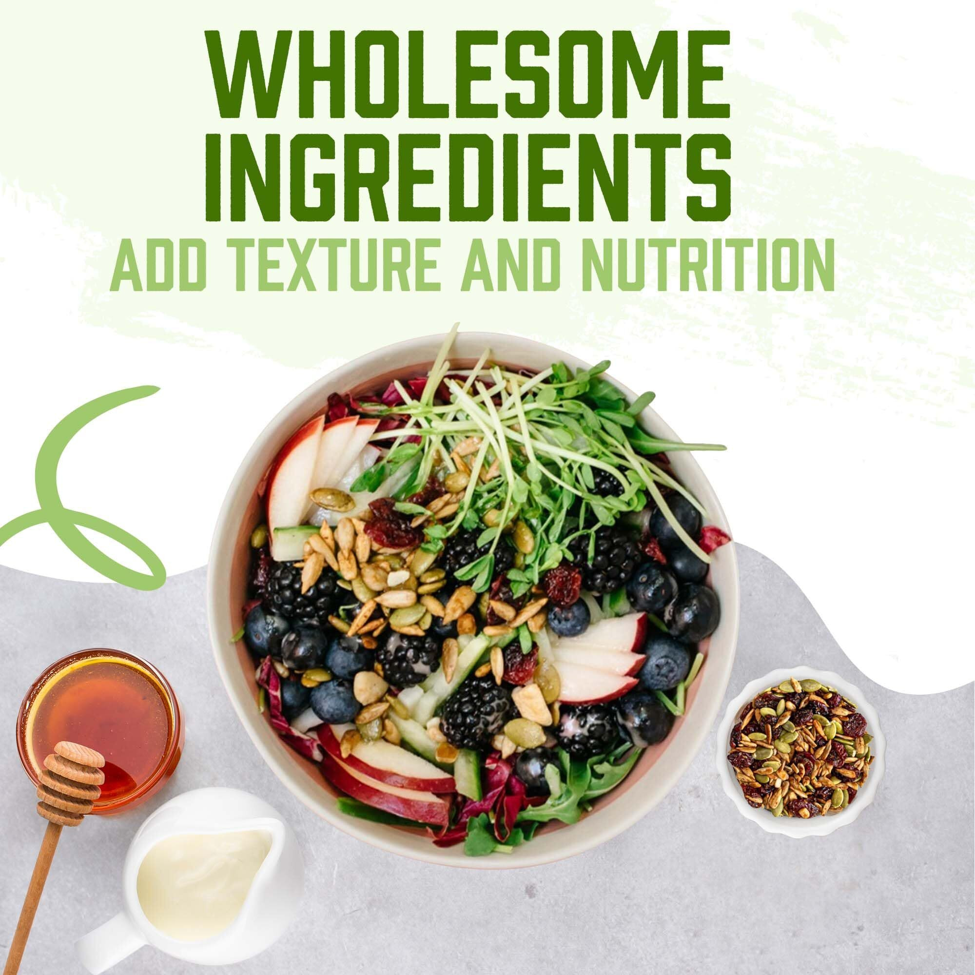 Natursource Organic Salad Topper - Salad Toppings, Salad Mix, Salad Toppers Seeds And Cranberries, Crunchy, Mixed Seeds For Salad, Oatmeal Or Yogurt, Natural, Gluten Free, Organic - 32 Oz (2 Lb)