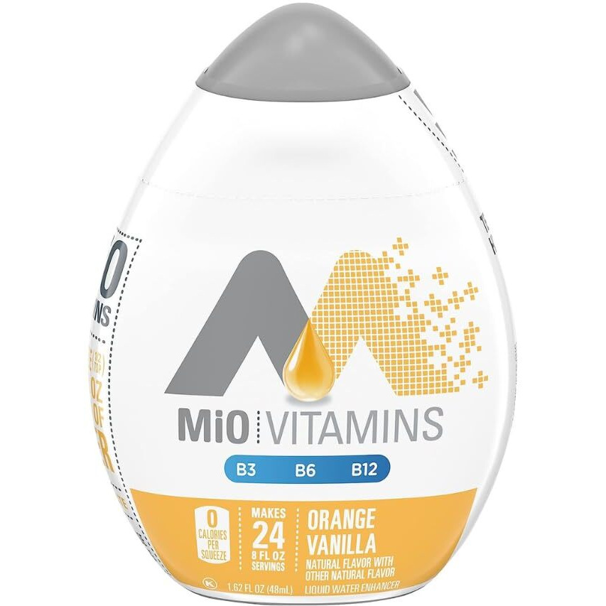 Mio Vitamins Liquid Water Enhancer, Orange Vanilla, 1.62 Oz. (Pack Of 14)