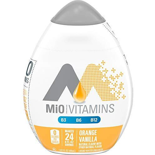 Mio Vitamins Liquid Water Enhancer, Orange Vanilla, 1.62 Oz. (Pack Of 14)