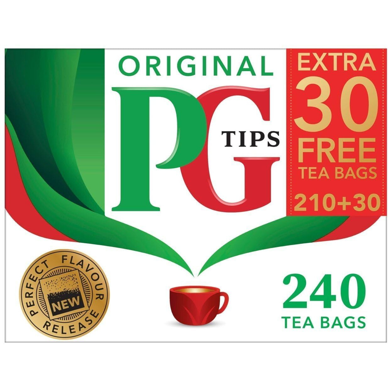 Pg Tips Tea Bags, 240 Count, Pack Of 2