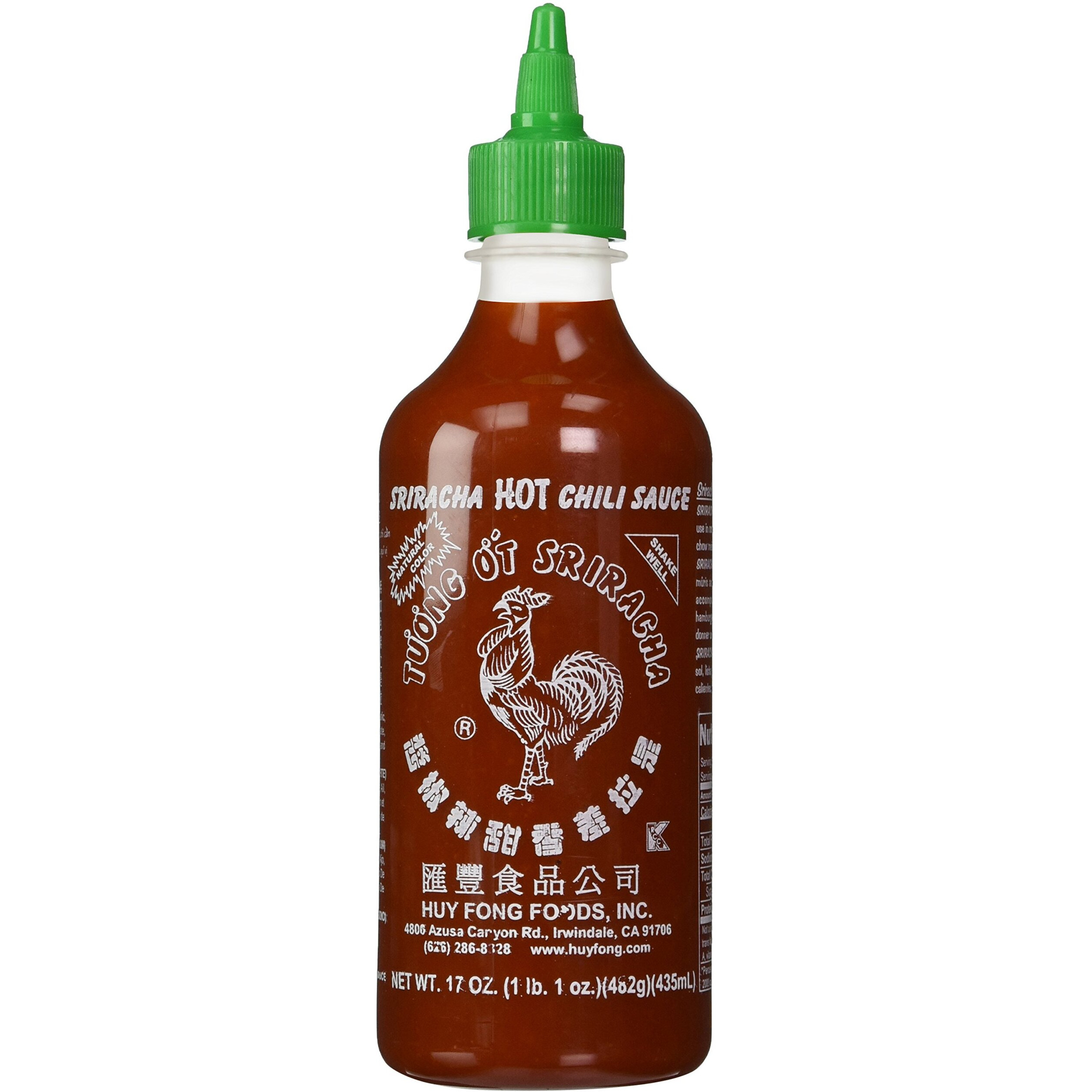 Huy Fong - Sriracha Hot Chili Sauce (Net Wt. 17 Oz.) - 3 Pack