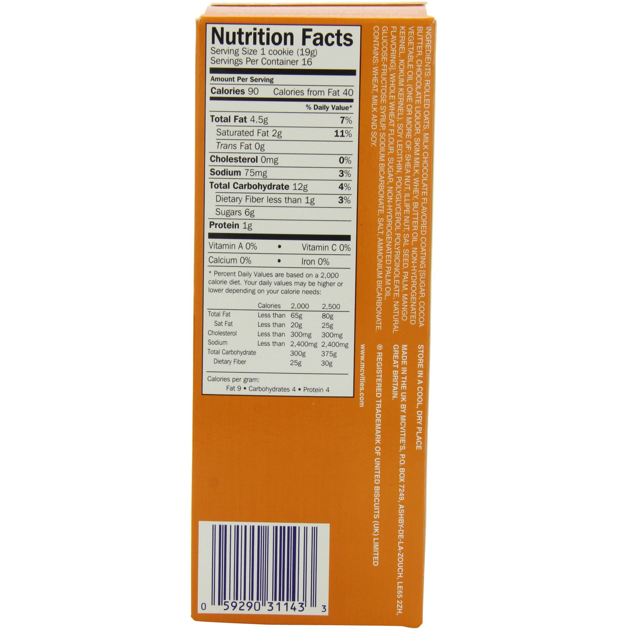 Mcvities Milk Chocolate Hob Nobs, 10.5-Ounce (Pack Of 4)