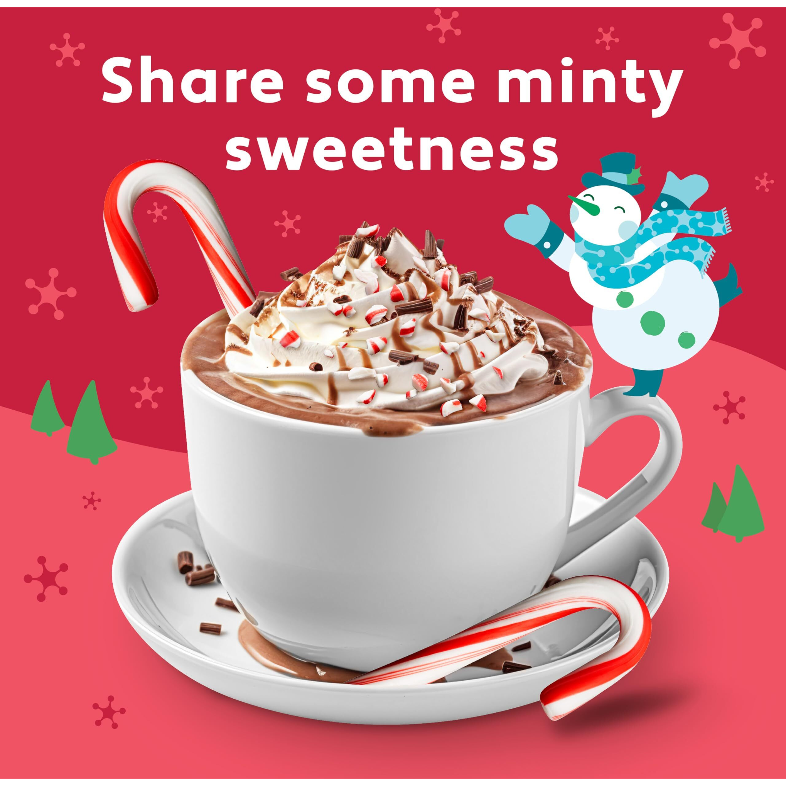 Brach's Bob's Mini Peppermint Candy Canes, 35Ct - Individually Wrapped Holiday Classic, Perfect For Baking, Decorating, And Sharing