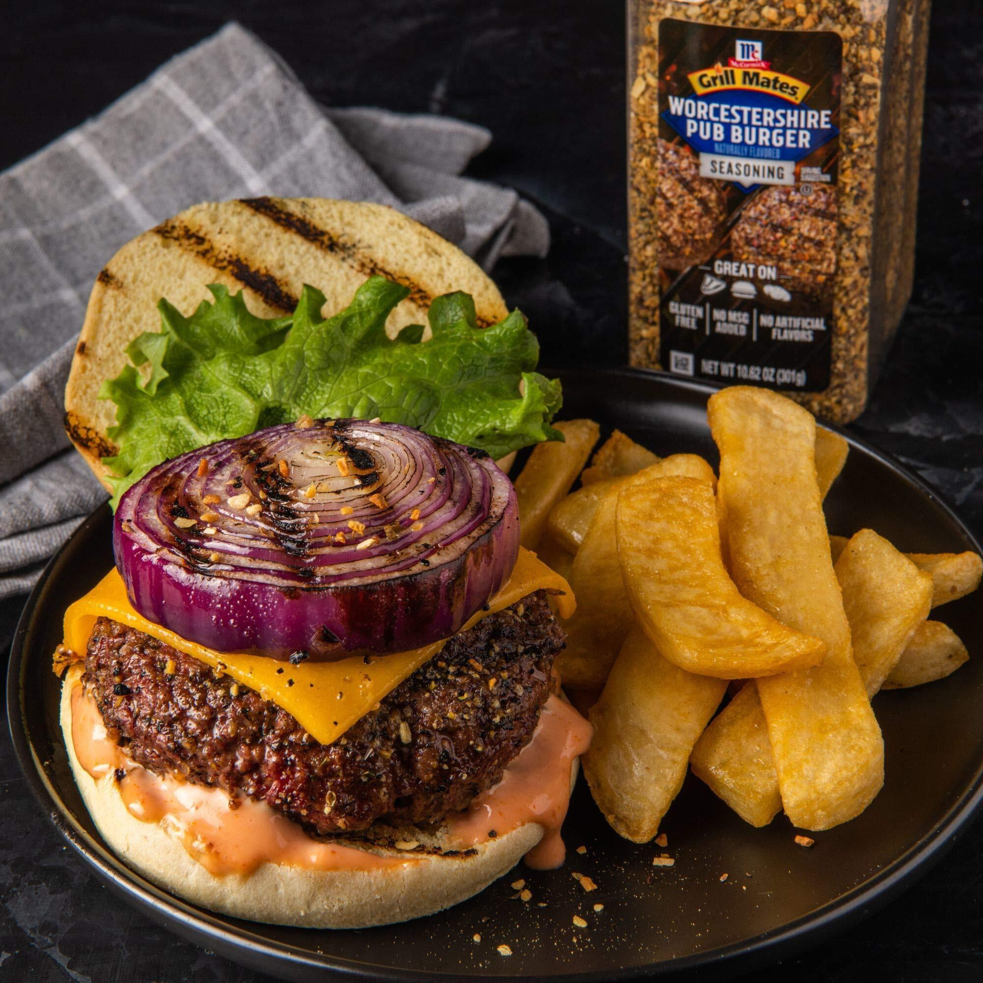 Mccormick Grill Mates Worcestershire Pub Burger Seasoning, 10.62 Oz