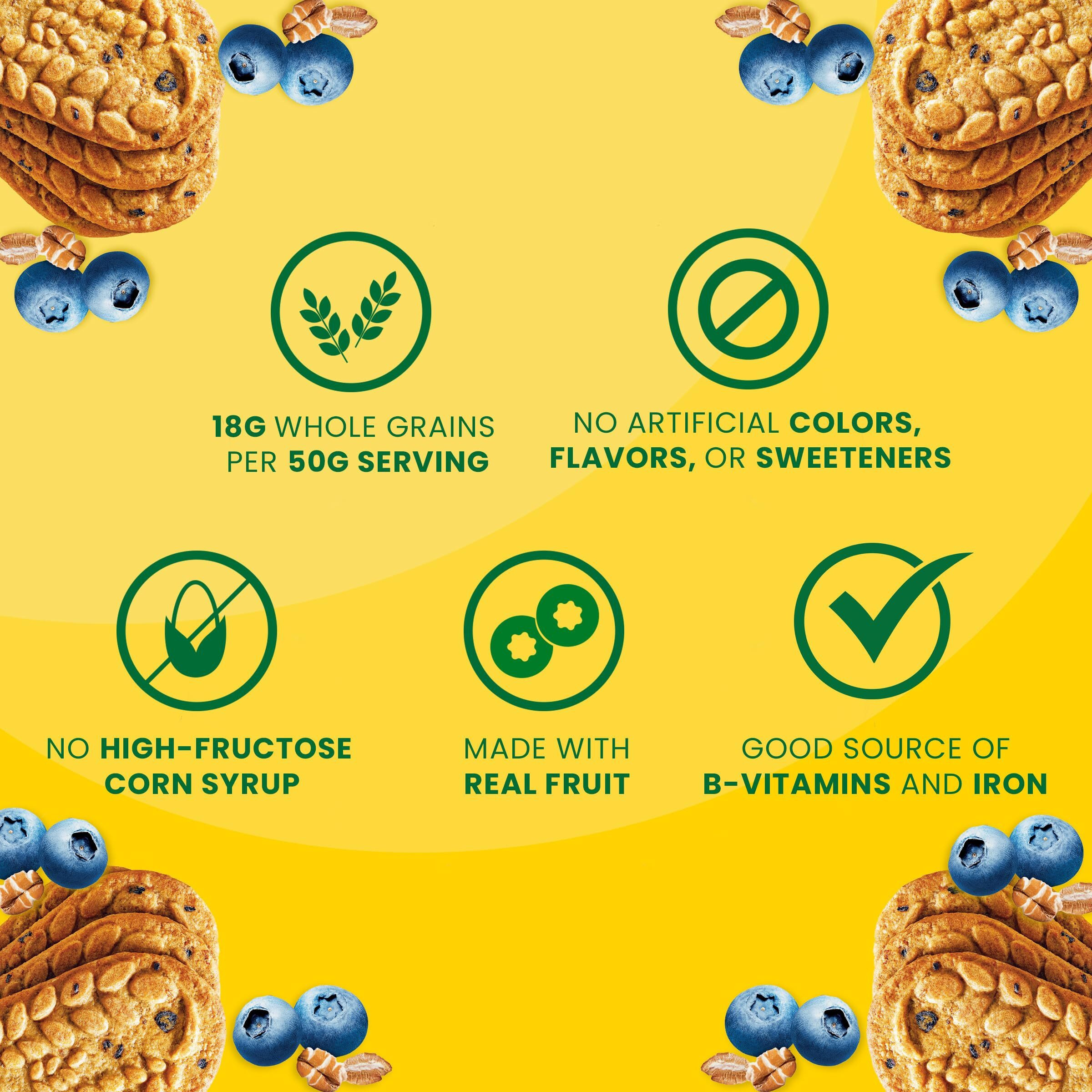 Belvita Blueberry Breakfast Biscuits, Value Pack, 12 Packs (4 Biscuits Per Pack)