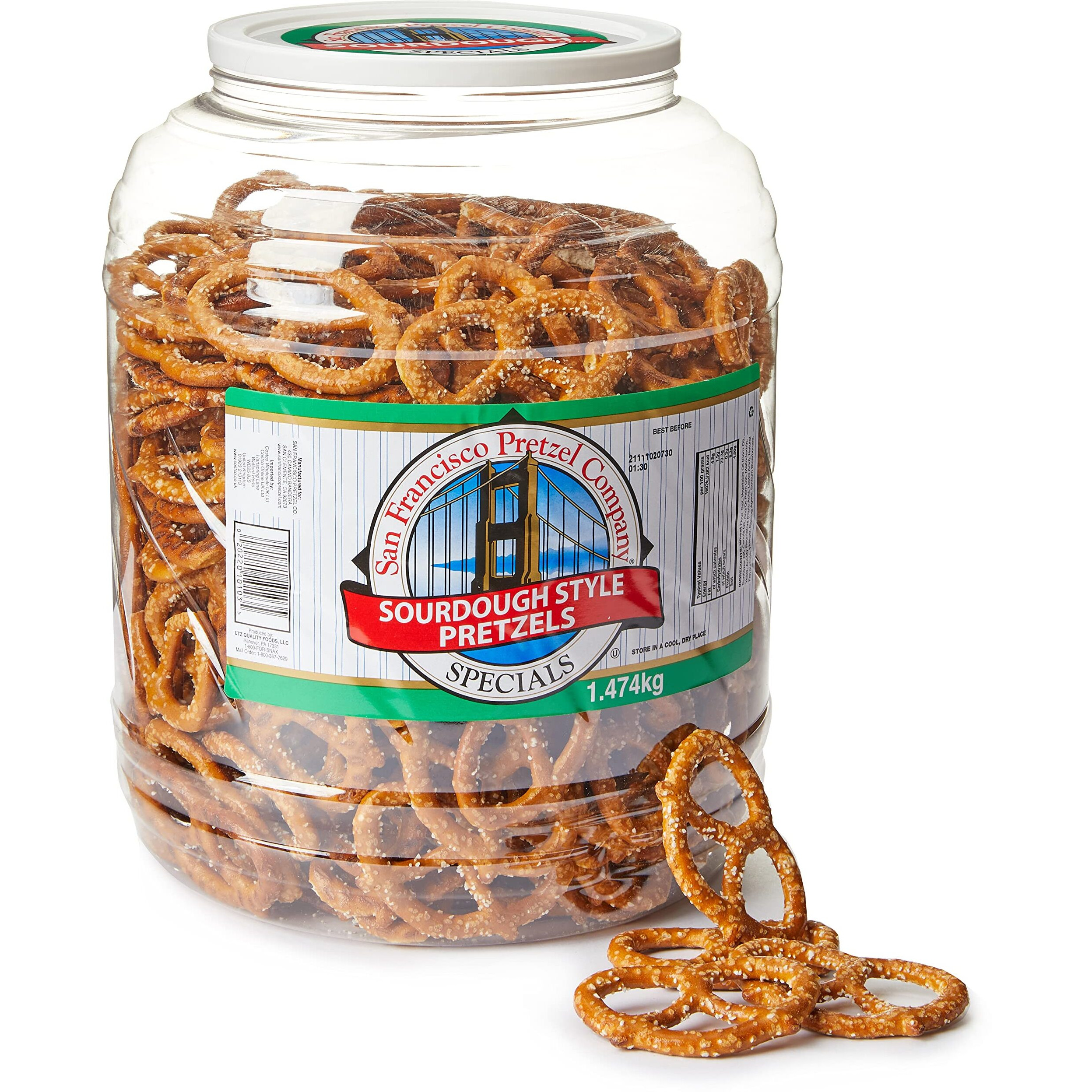 San Francisco Pretzel Co., Sourdough Specials 52 Oz. Barrel