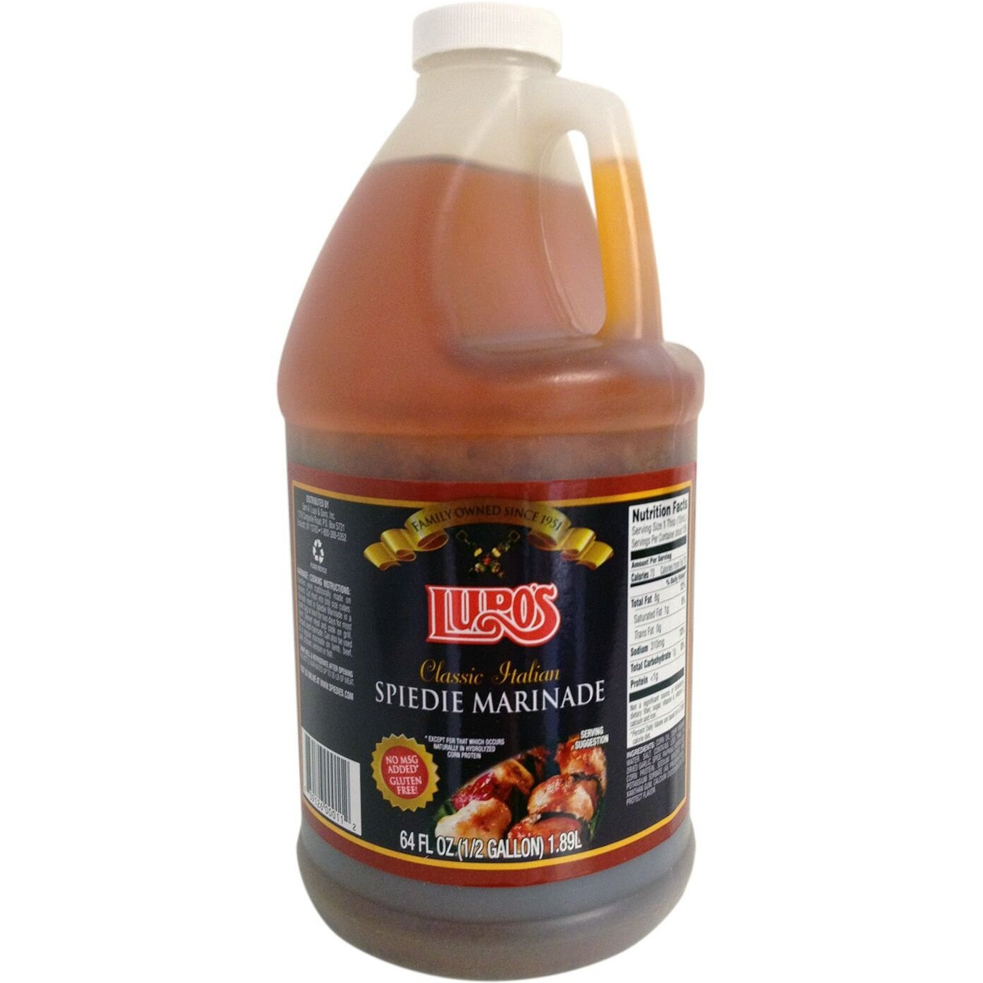 Lupo's Original Endicott Style Classic Italian Spiedie Bbq Marinade Sauce 64 Oz