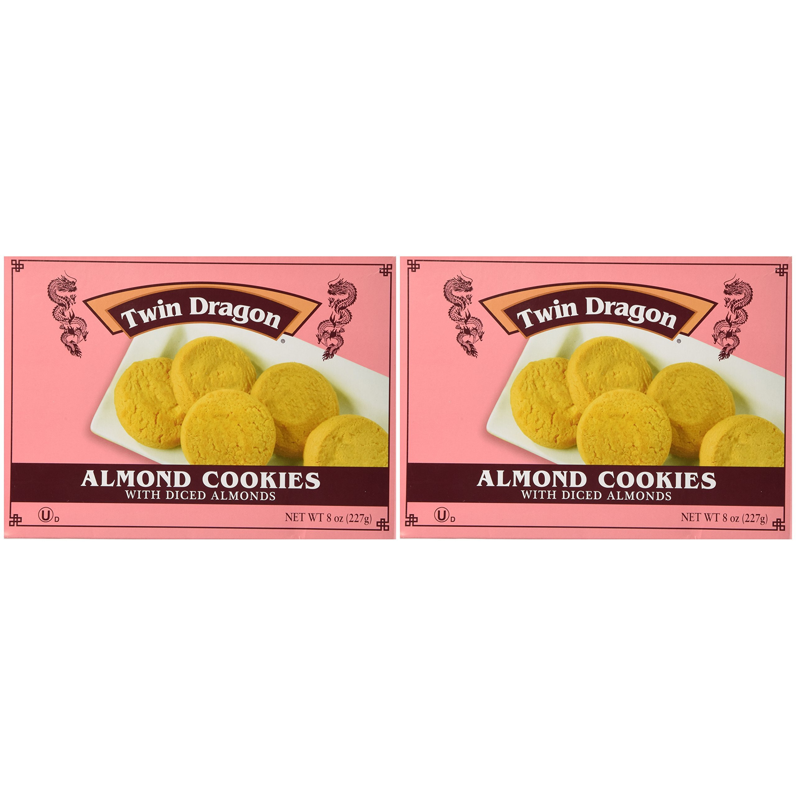 Twin Dragon Almond Cookies, 8 Oz (Pack Of 2)