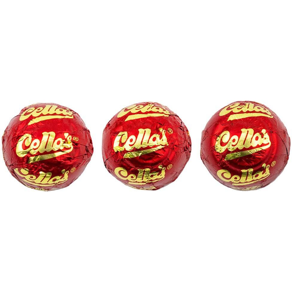Cella's Dark Chocolate Covered Cherries - Premium Cherry Cordial Candies - Individually Wrapped With Display Box (72-Count Box - 2.25 Pounds)