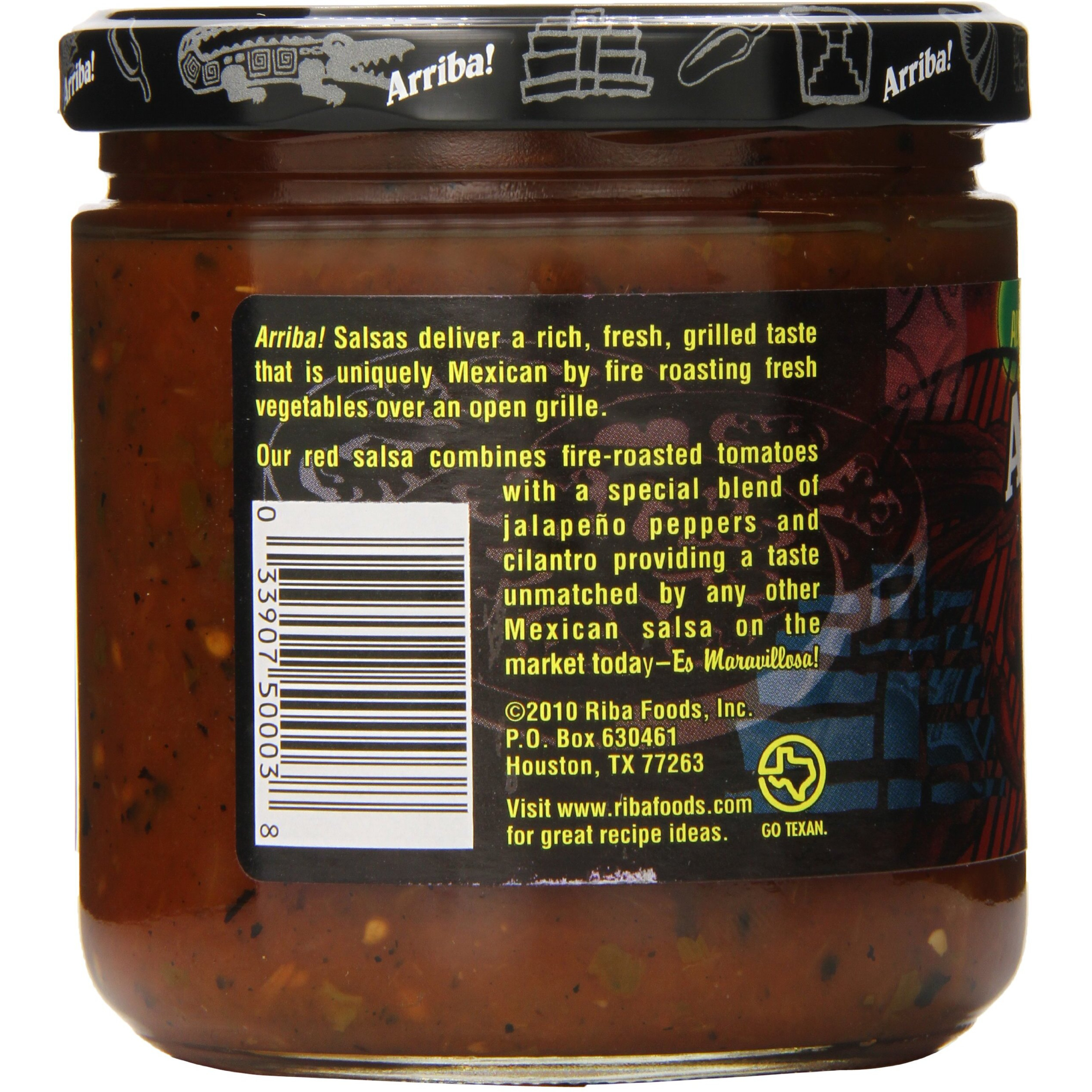 Arriba Mild Red Salsa, 16-Ounce Glass (Pack Of 6)