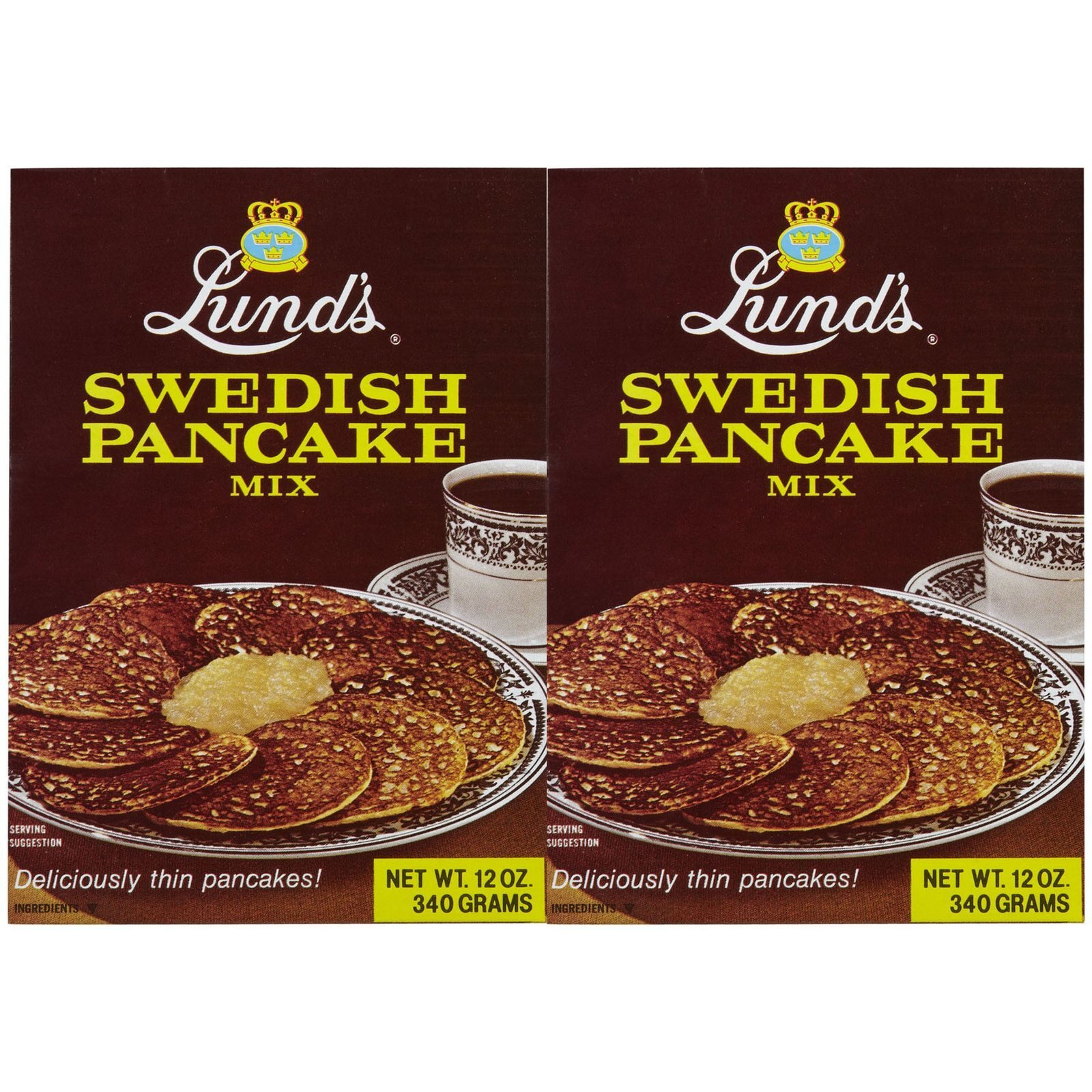 Lund's Swedish Pancake Mix - 12 Oz - 2 Ct