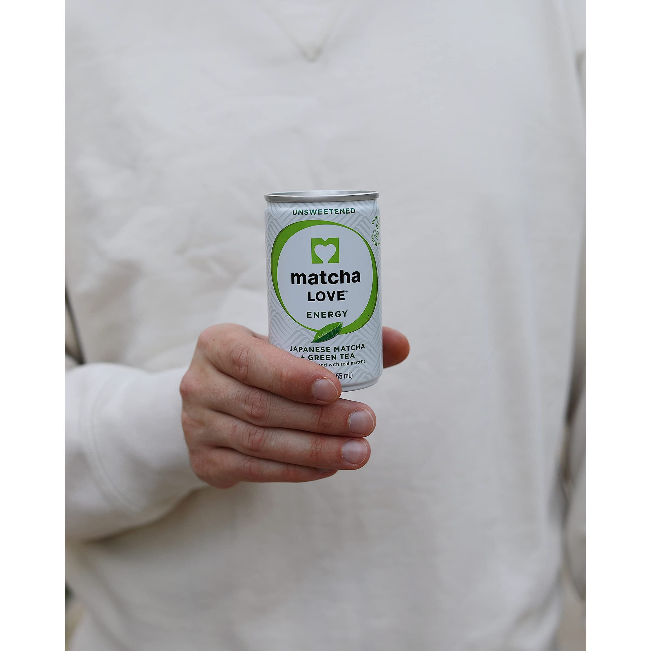 Matcha Love Green Tea Unsweetened Energy Shots, 5.2 Oz, Pack Of 20