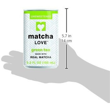 Matcha Love Green Tea Unsweetened Energy Shots, 5.2 Oz, Pack Of 20