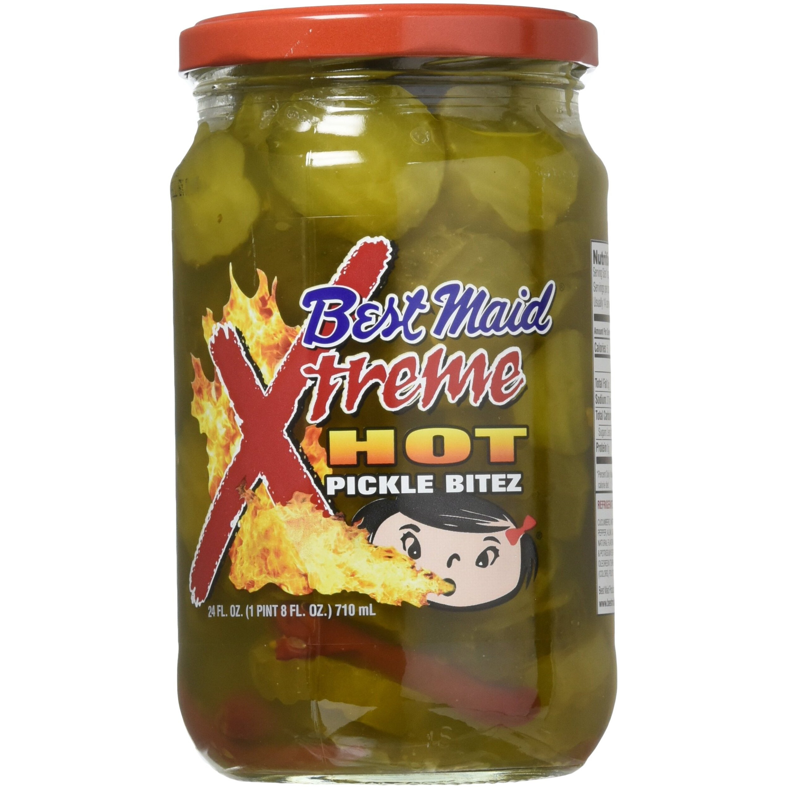 Best Maid Xtreme Hot Pickle Bitez 24Oz Jar (Pack Of 2)