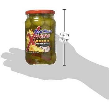 Best Maid Xtreme Hot Pickle Bitez 24Oz Jar (Pack Of 2)