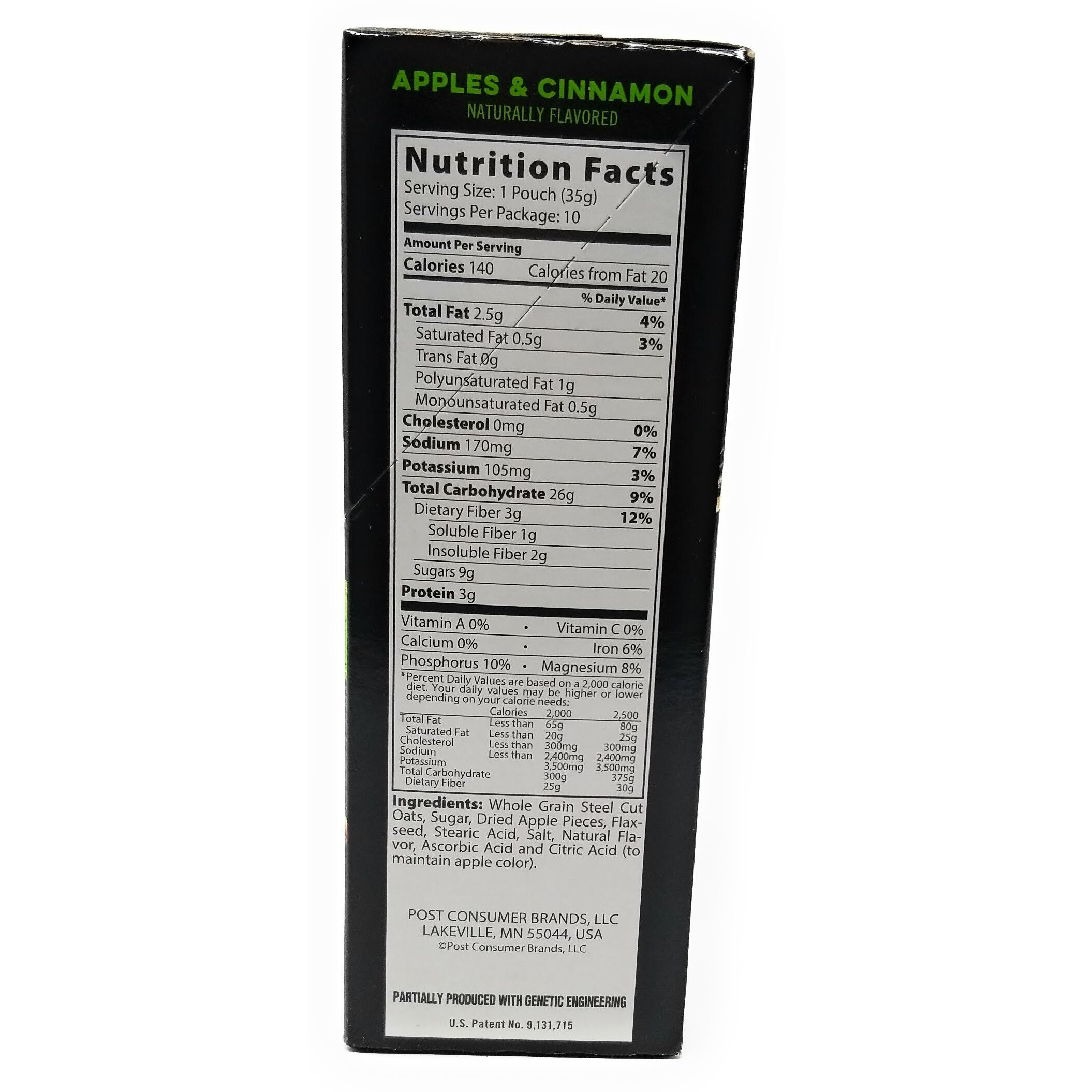 Better Oats Steel Cut Oats With Flax, Apples And Cinnamon, 10 Pouches (Pack Of 2)