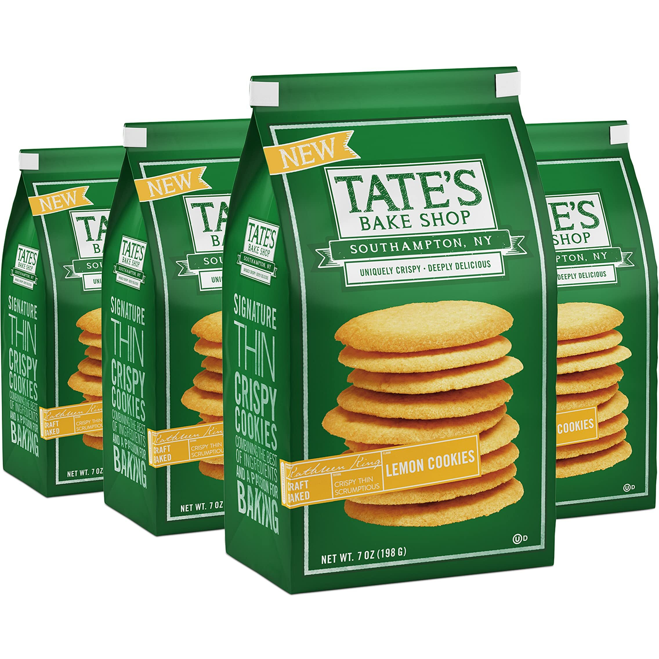 Tate's Bake Shop Lemon Cookies, 4 - 7 Oz Bags