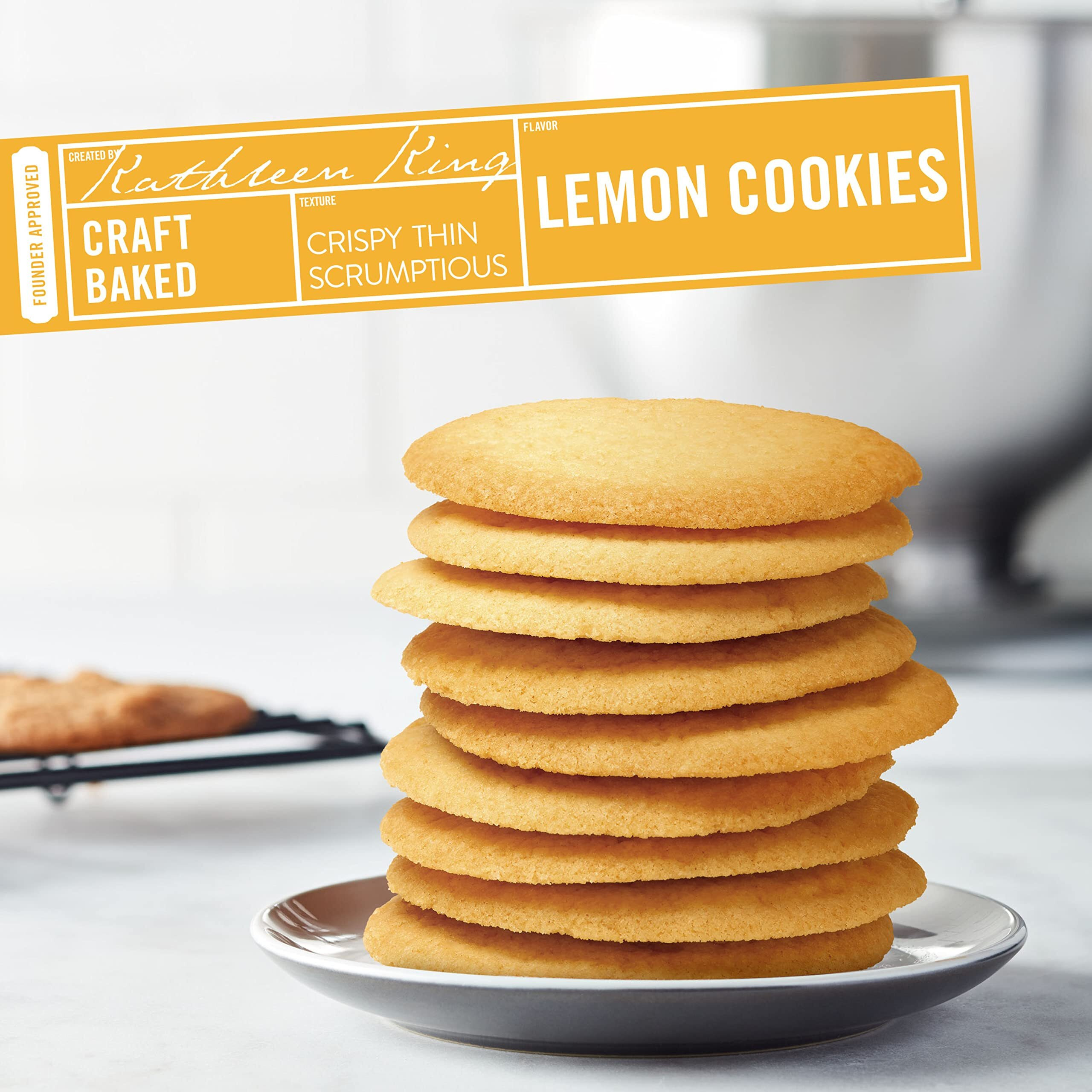 Tate's Bake Shop Lemon Cookies, 4 - 7 Oz Bags