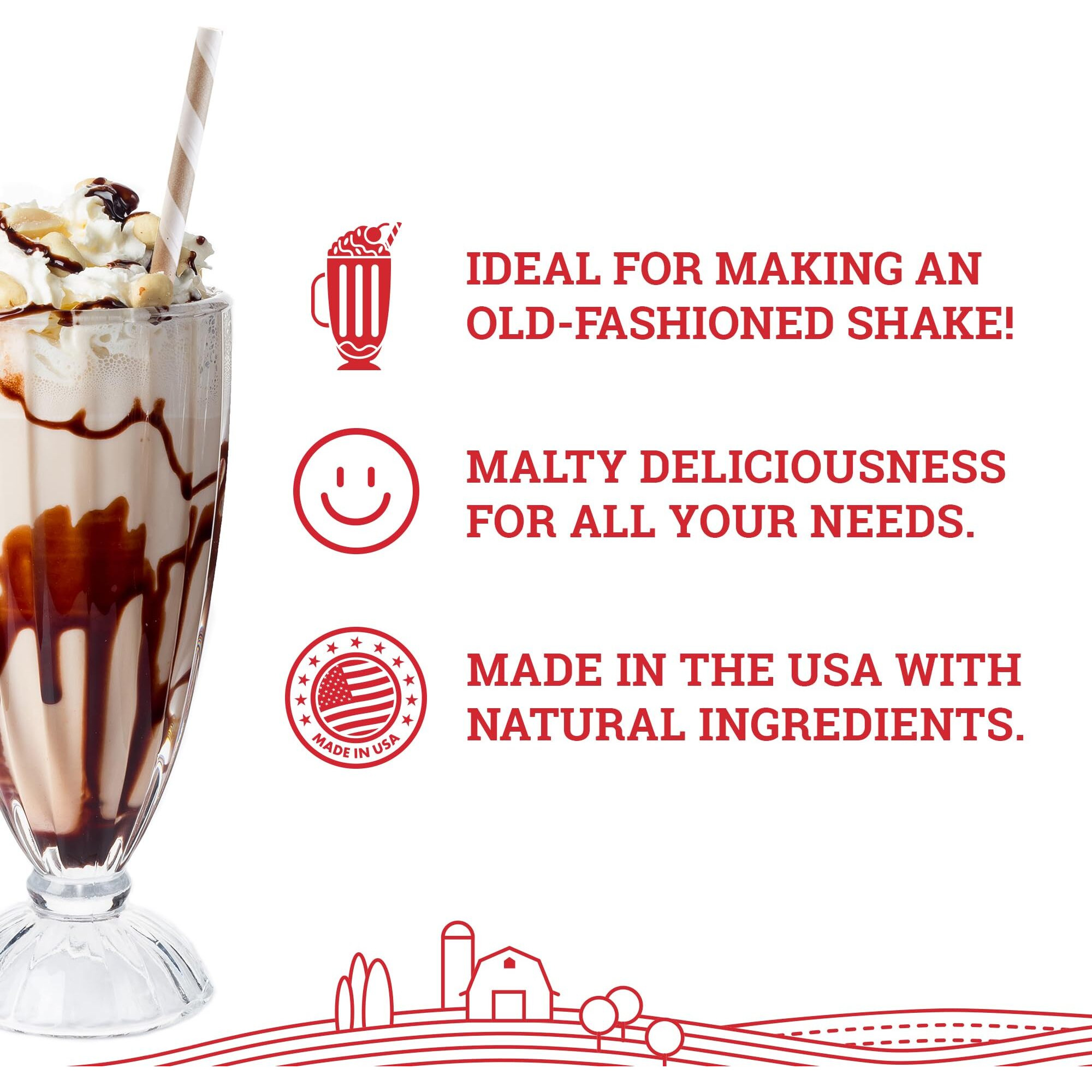 Hoosier Hill Farm Malted Milk Powder, 1.5Lb (Pack Of 1)