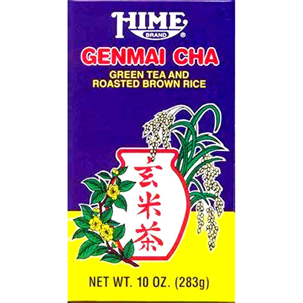 J-Basket Genmai Cha Green Tea And Roasted Brown Rice, 10-Ounce Boxes (Pack Of 4)