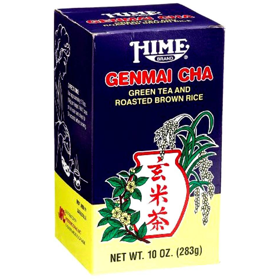 J-Basket Genmai Cha Green Tea And Roasted Brown Rice, 10-Ounce Boxes (Pack Of 4)