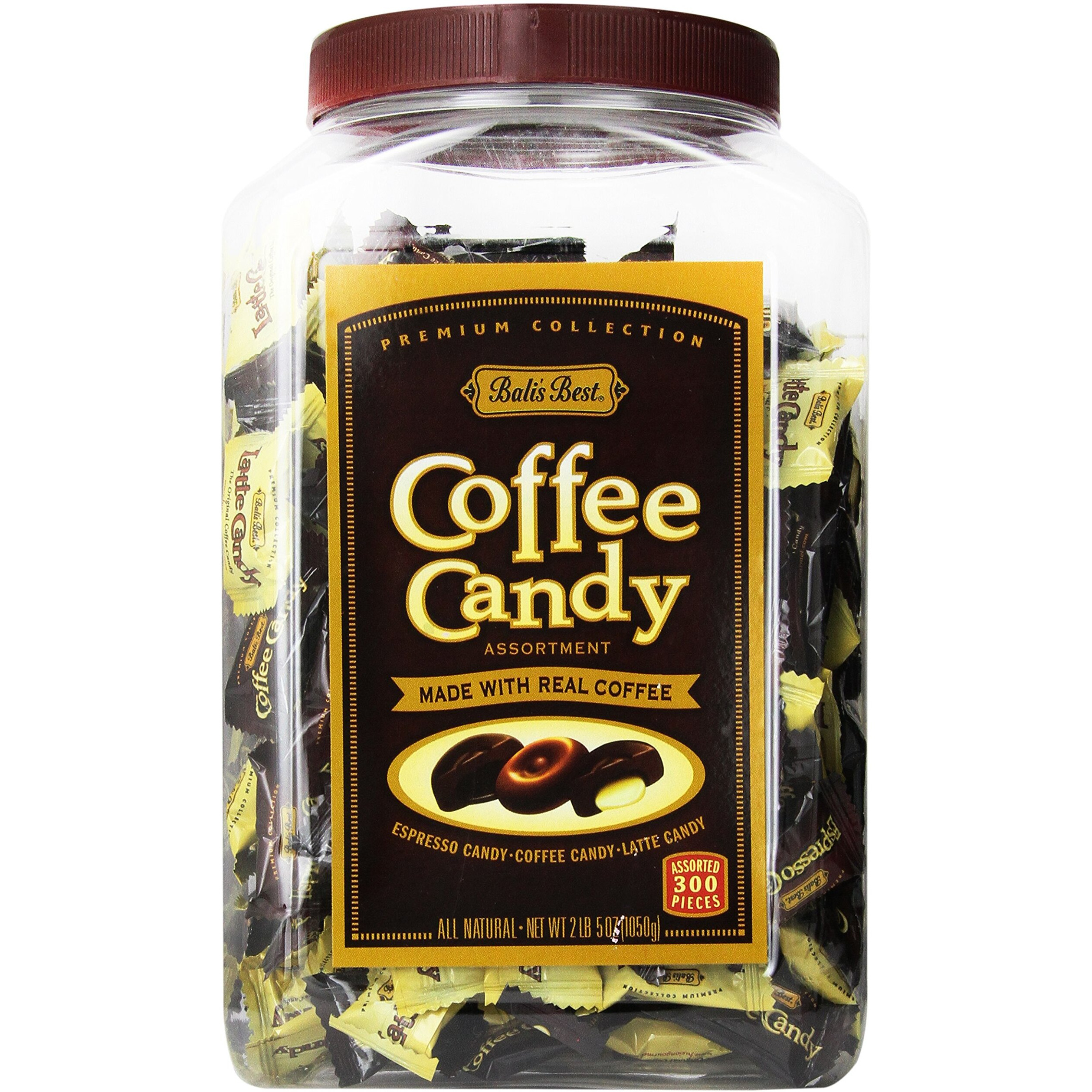 Bali's Best Assorted Coffee Candy Jar - 2Lb 5Oz