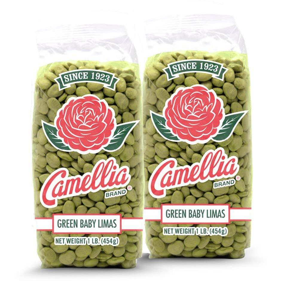 Camellia Brand Dried Green Baby Lima Beans, 1 Pound (Pack Of 2)