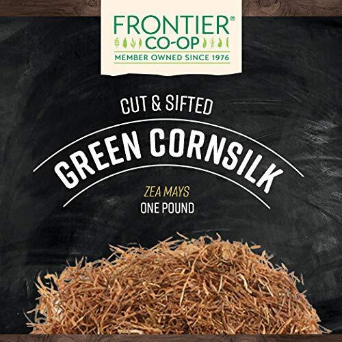 Frontier Co-Op Cornsilk, 1Lb Bulk Bag | Cut & Sifted Dried Corn Silk Husk Herb | Pure & Natural | Ideal For Cornsilk Tea, Soups, & Herbal Uses, Kosher