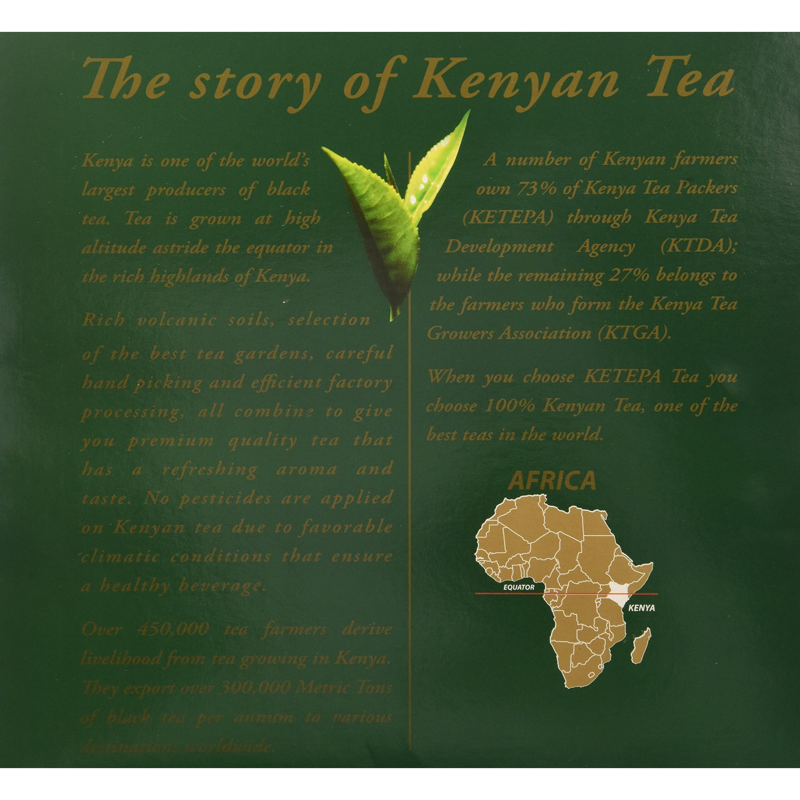 Safari Pure Kenya Tea - 100 Enveloped Tea Bags