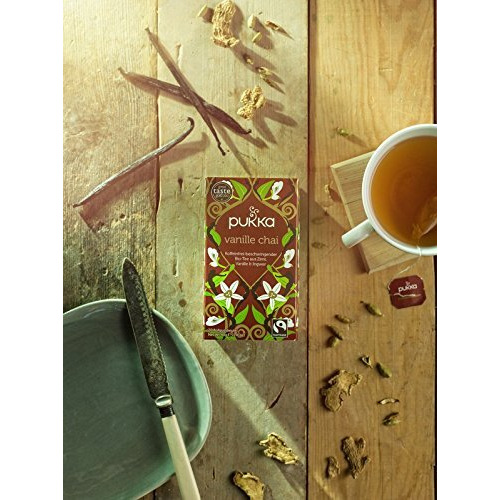 Pukka Organic Herbal Tea Vanilla Chai 20 Tea Bags