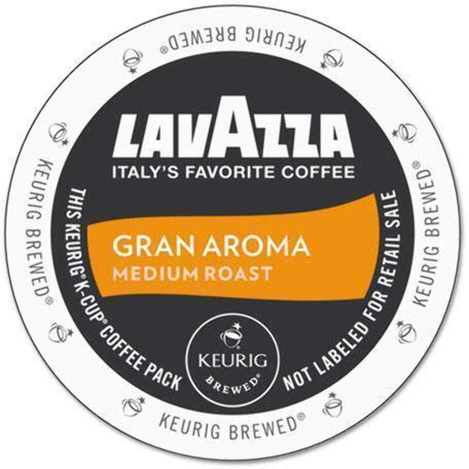 Lavazza Gran Aroma Single-Serve Coffee K-Cup Pods For Keurig Brewer, 22 Count, Balanced Light Roast With Floral Aroma And Notes Of Citrus, 100% Arabica