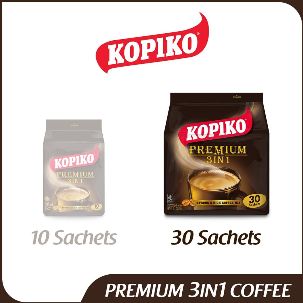 Kopiko 3 In 1 Instant Coffee, 21.2 Ounce (Pack Of 1)